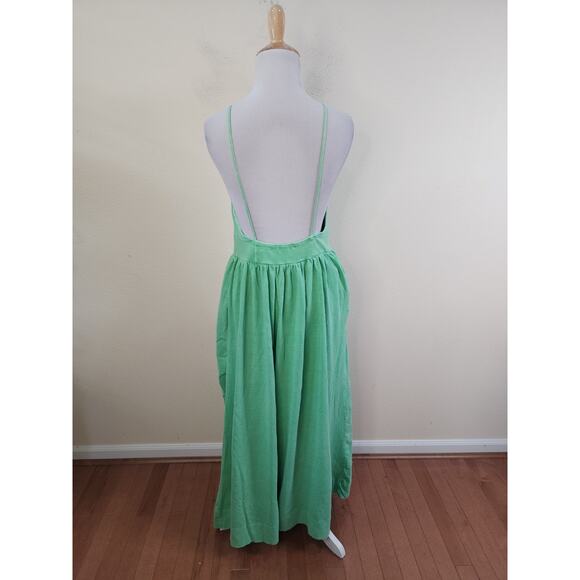 Free People FP Beach Women's 100% Cotton Wide Leg Jumpsuit Overall Size Small - Picture 6 of 13